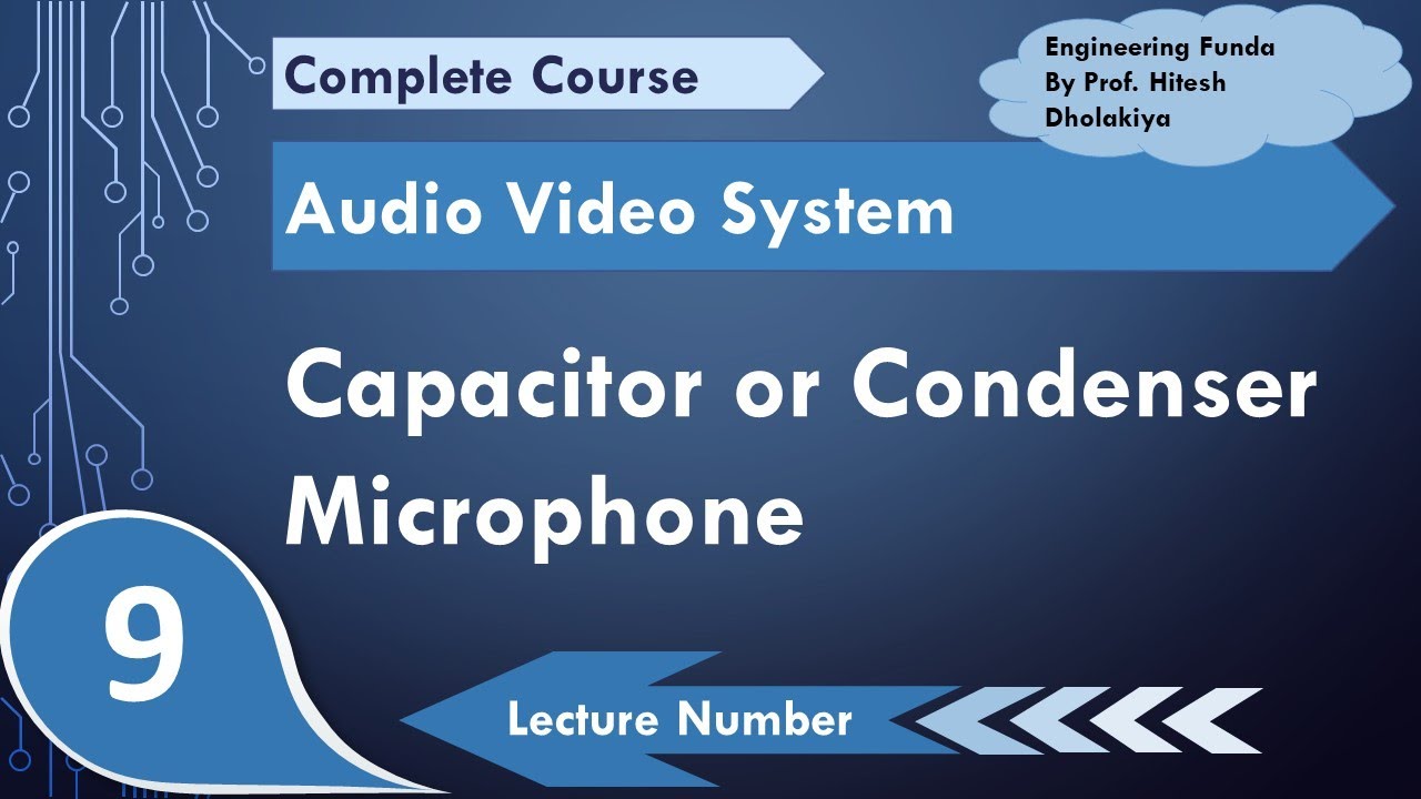 Capacitor/Condenser Microphone (Basics, Structure, Working, Directivity, Characteristics & Features)
