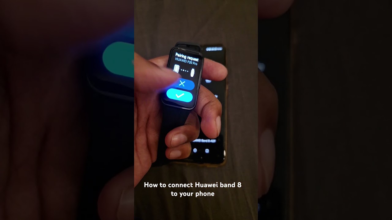 How to connect your Huawei Band 8 to your phone
