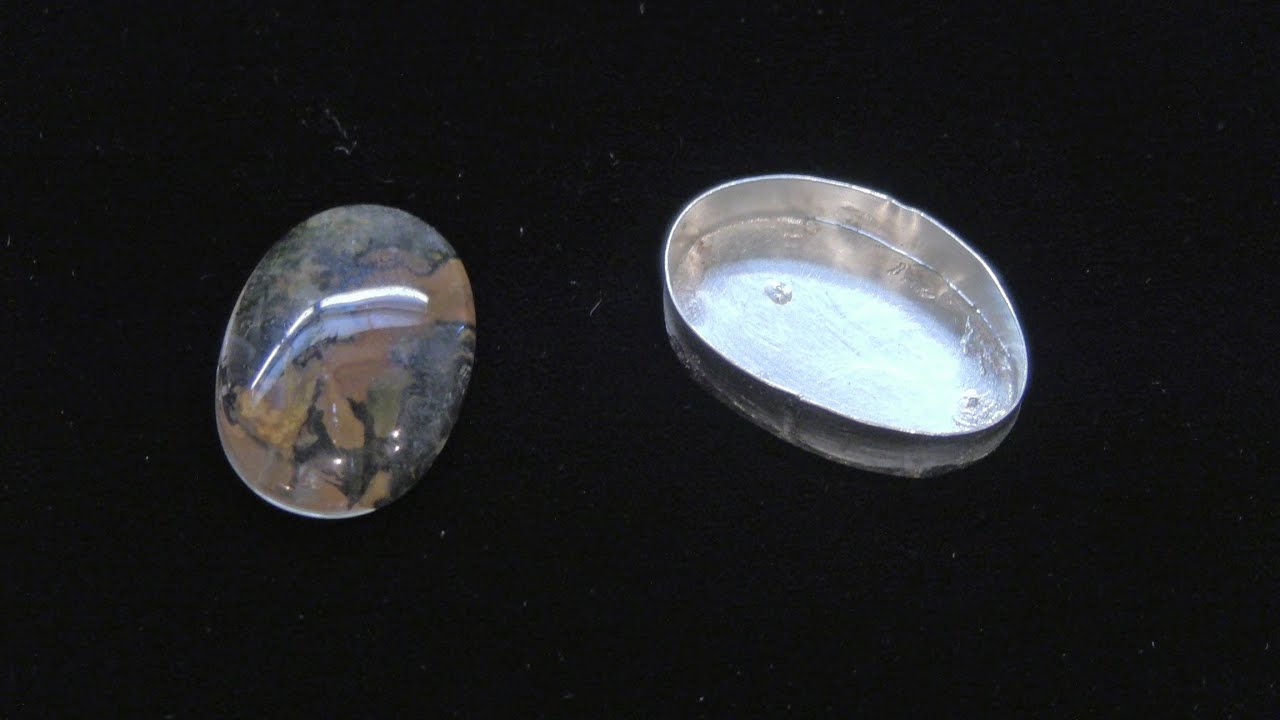 Soldering A Silver Bezel For A Cabochon Stone