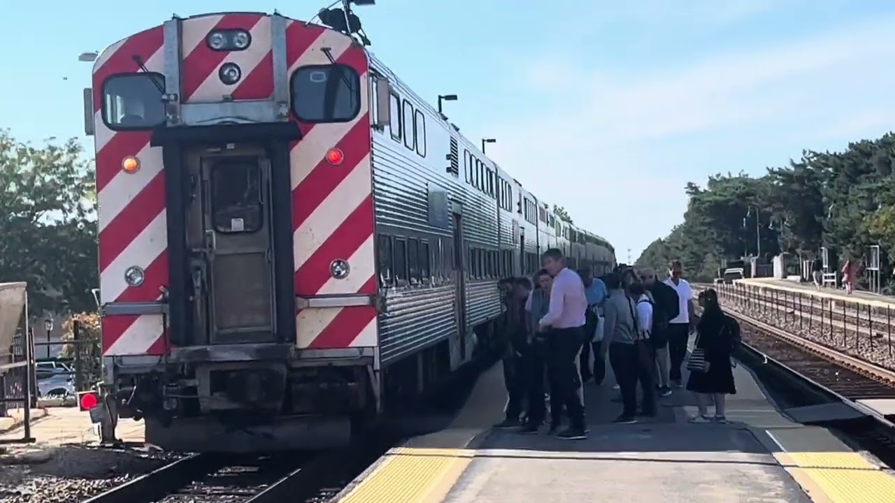 Railfanning at Park Ridge Metra station on 9-3-24