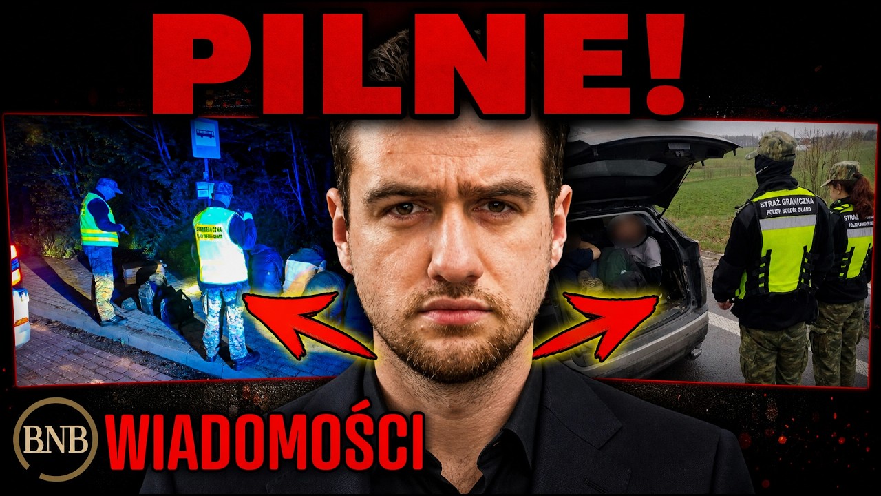 Pilne! &ldquo;Kurierzy&rdquo; MASOWO Przerzucają Migrant&oacute;w Do Polski! Straż BIJE NA ALARM