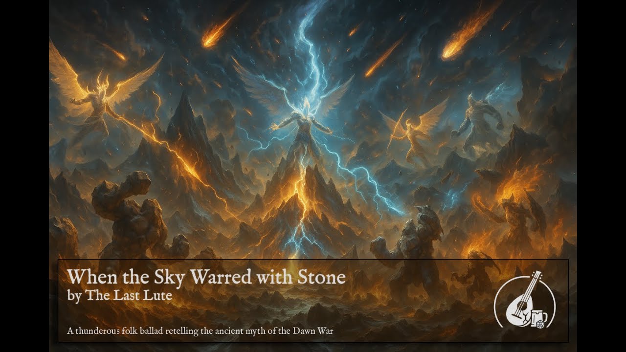 When the Sky Warred with Stone &ndash; D&D Bard Song (Mythic Ballad of the Dawn War)