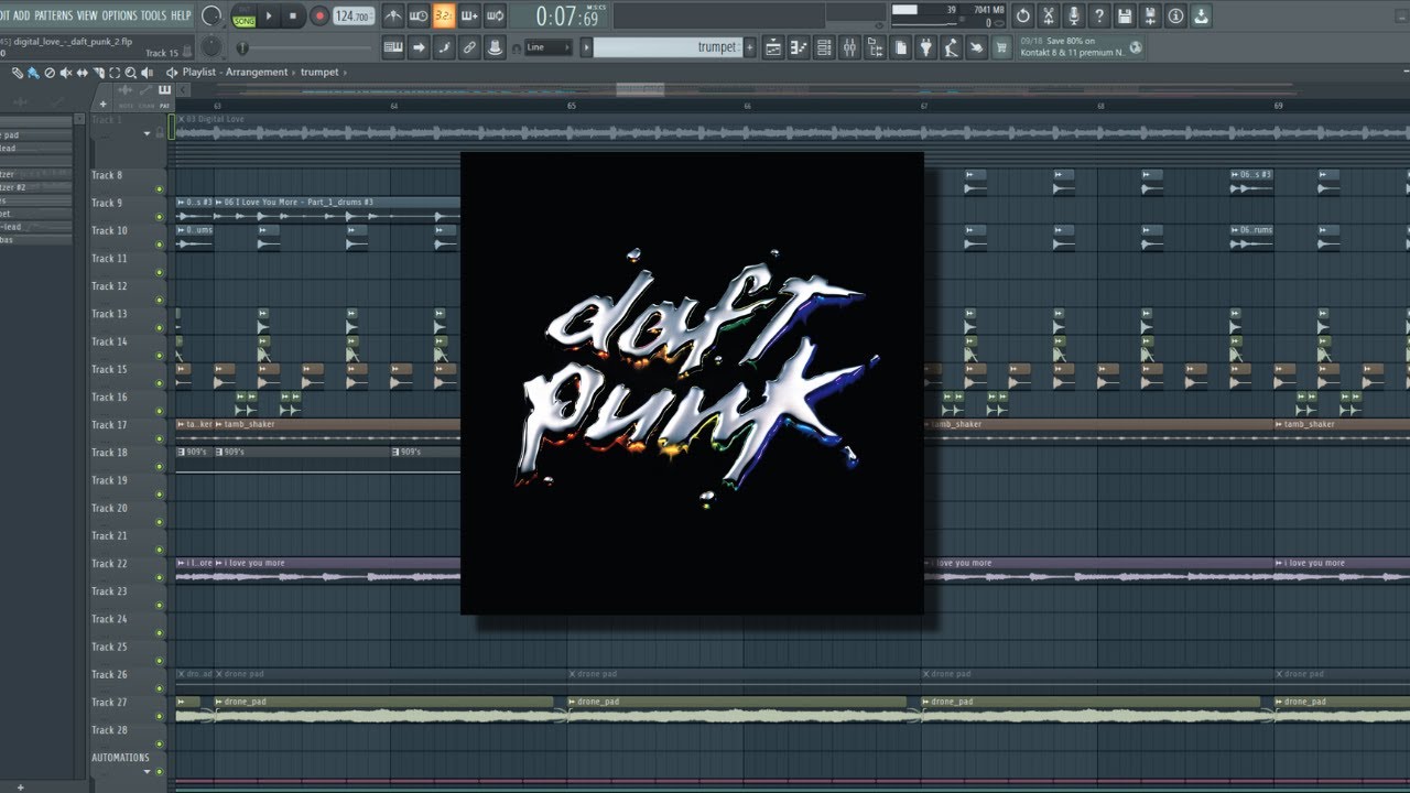 daft punk - digital love (fl studio remake) [STEMS + FLP]