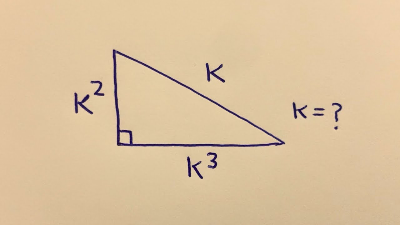 Интересная задача для математической олимпиады | Решите k = ?