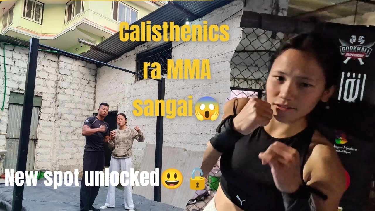 Naya calisthenics park vetiyo😱🇳🇵MMA ra calisthenics dubai sikna paune vayo hai ta😃#calisthenics