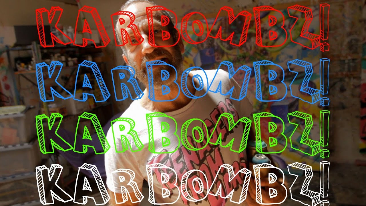 Kenny Scharf Paints My Car (KARBOMBZ!)