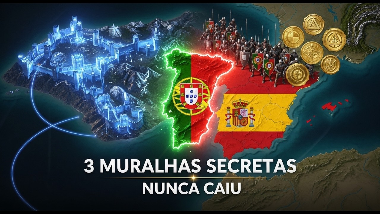 Portugal vs Espanha: Por Que o PEQUENO Nunca Foi Conquistado? (900 Anos de Resistência)