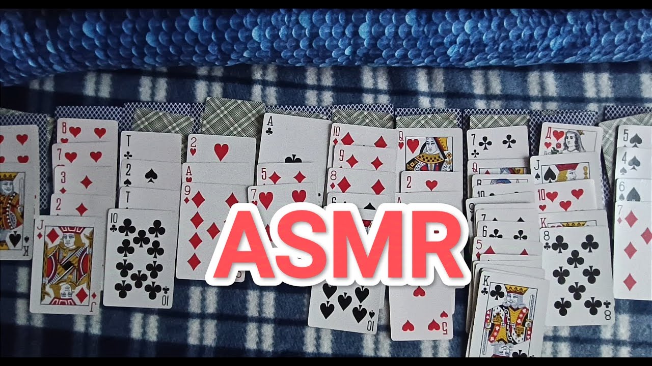 ASMR SOLITAIRE ✨/ АСМР ПАСЬЯНС ♥♠/ КАРТЫ / WHISPER/ GUM