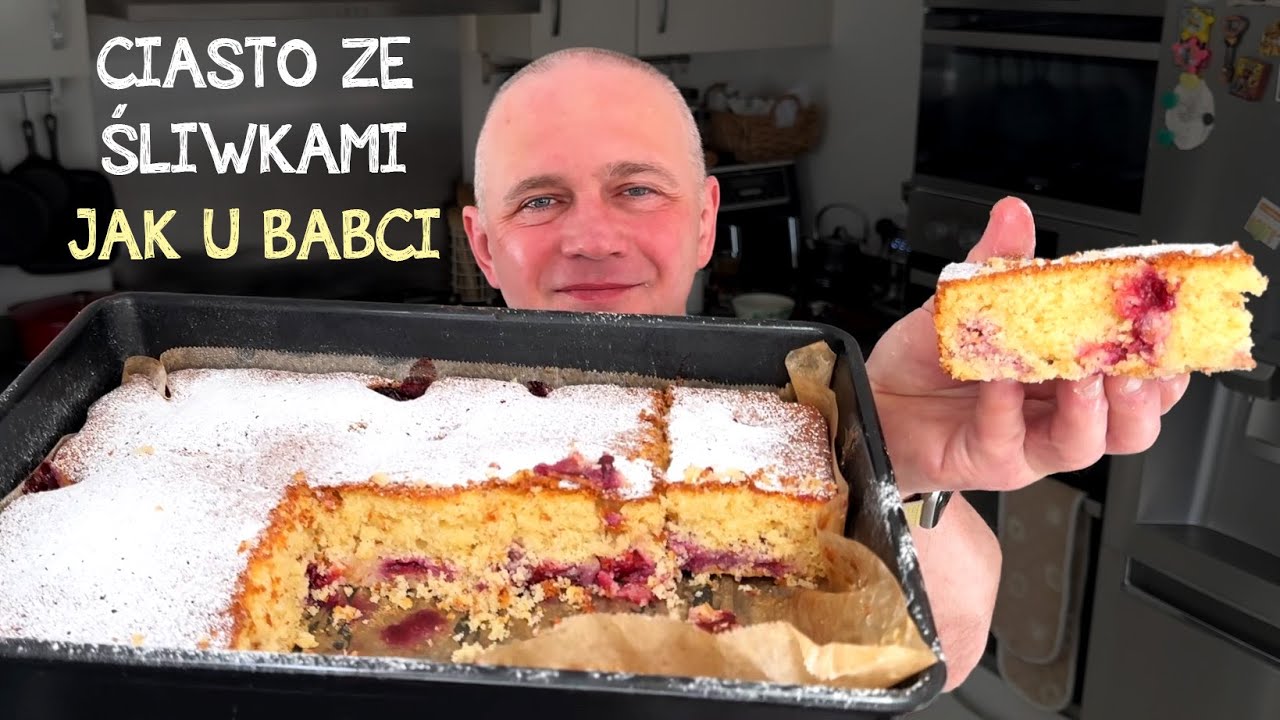 Plum cake just like Grandma's! It doesn't fall and always turns out delicious!