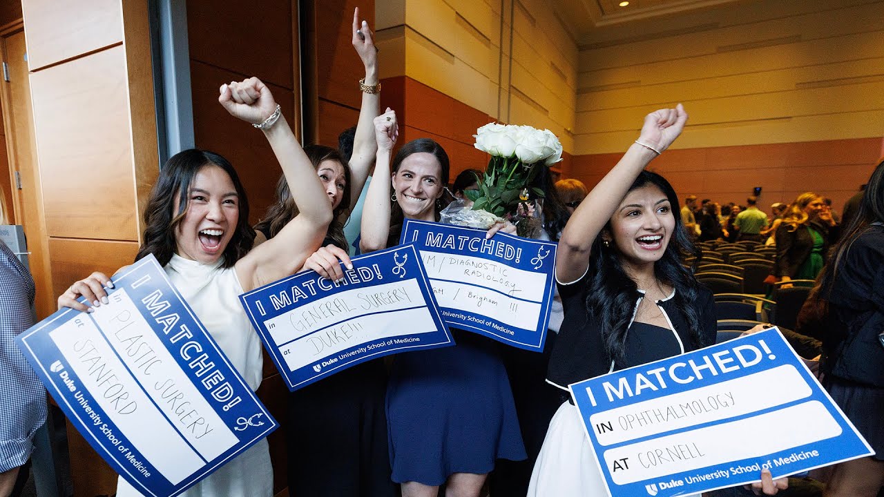 Duke Medical Students Celebrate Match Day 2025