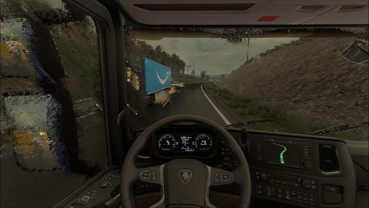 ETS2 Ultra Realism 1.56 &ndash; Real Driving + SnowyMoon Weather Mod