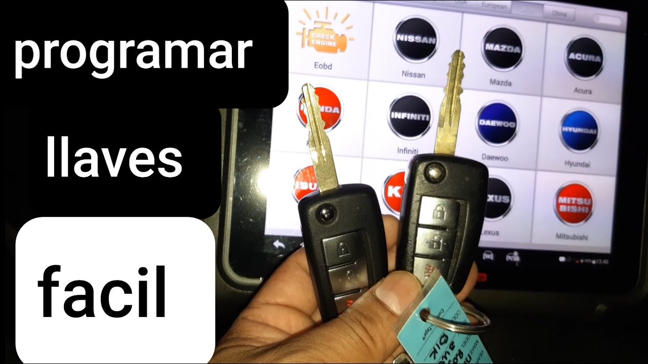 pasos para programar una llave con chip 2016 nissan rogue con autel maxysis elite - key programming