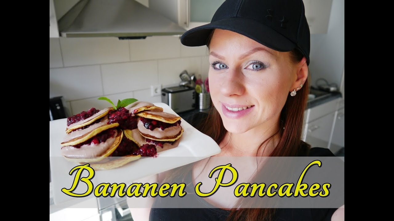 BANANEN PANCAKES FRÜHSTÜCK | Fitness-Dessert.de | Muskelaufbau