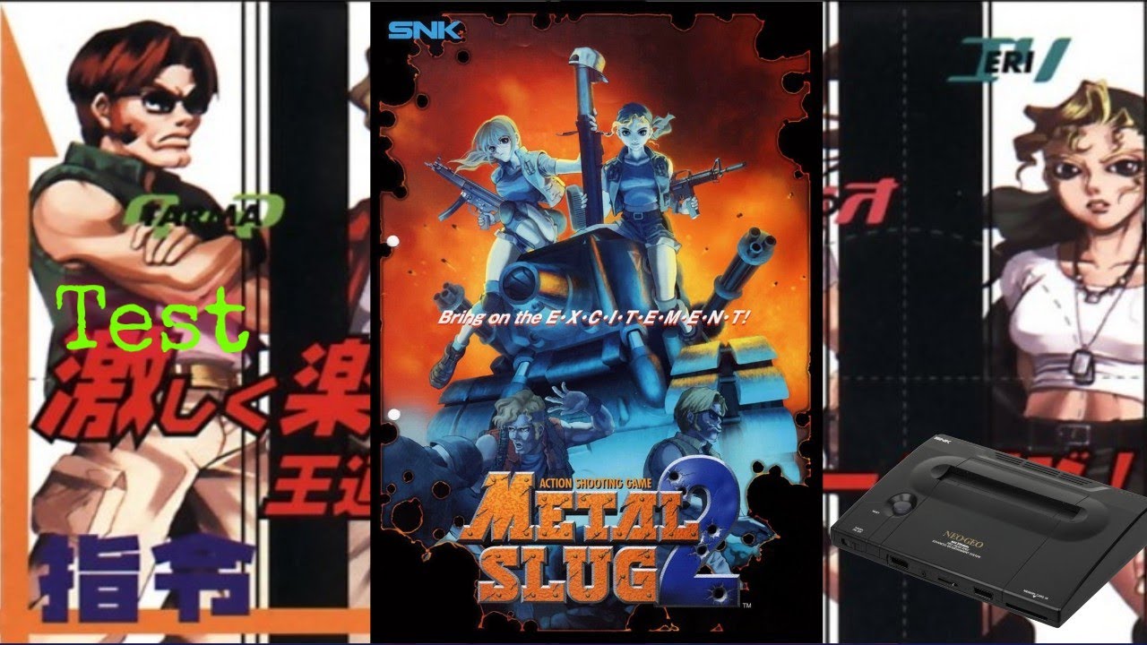 Test éclaté -  Metal slug 2  ( neo geo )