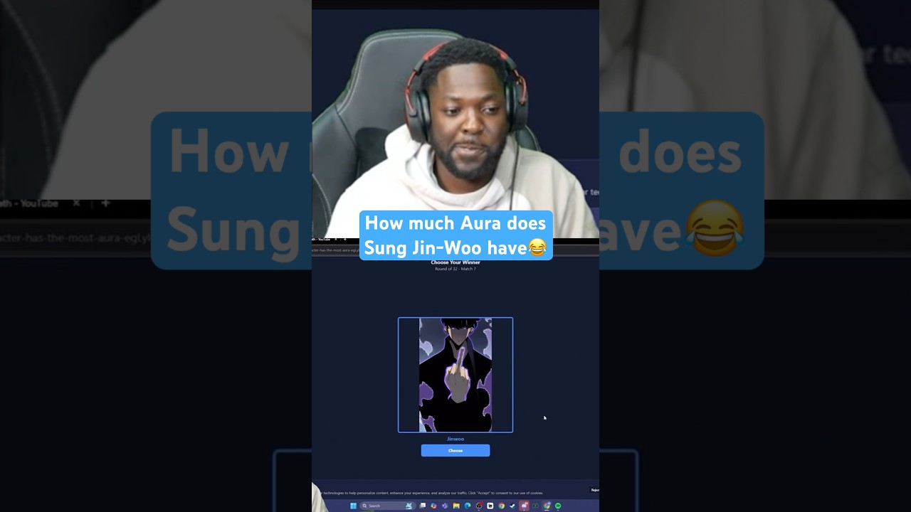 How much more aura farming can Jin Woo do 😂 #rdcworld #sololeveling #sunjinwoo #aura