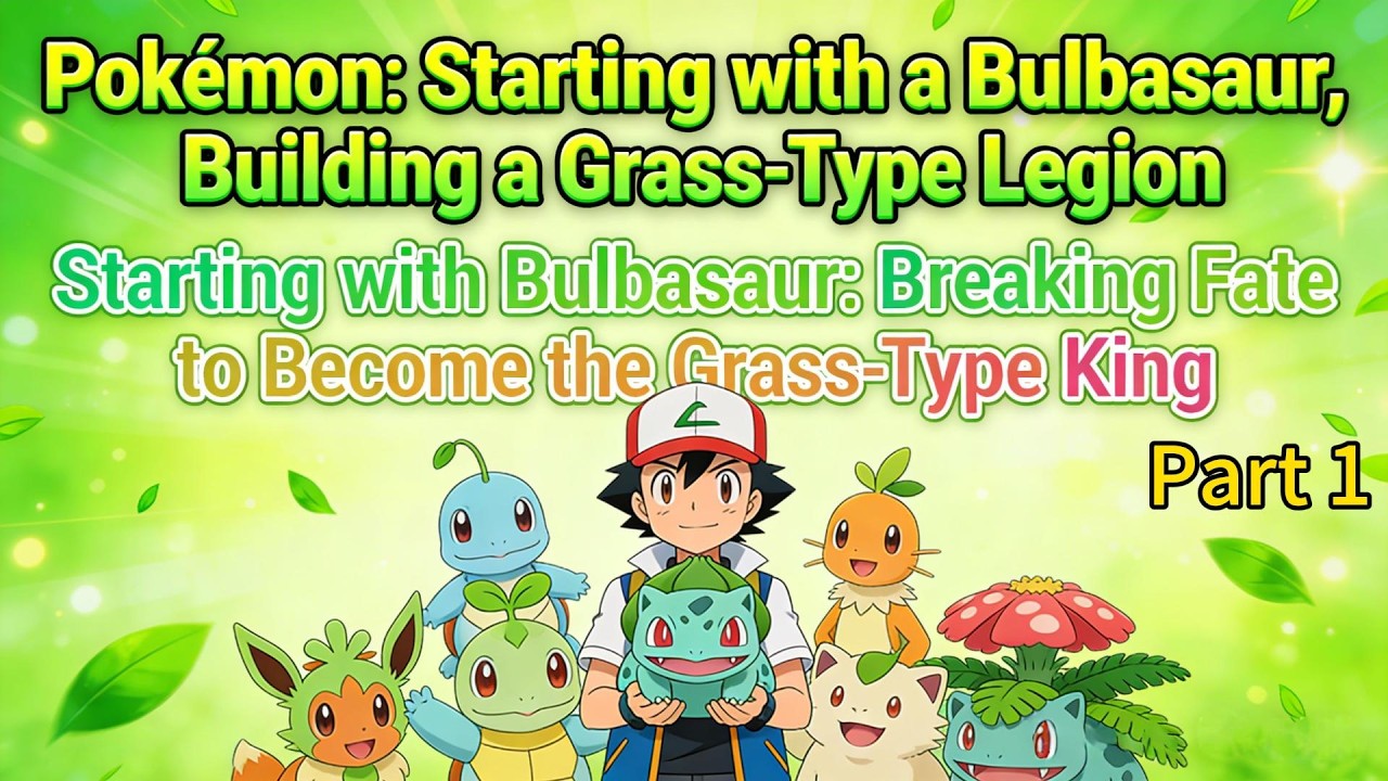 Pokémon: Starting with a Bulbasaur, Building a Grass-Type Legion!#pokemon  #ashketchum