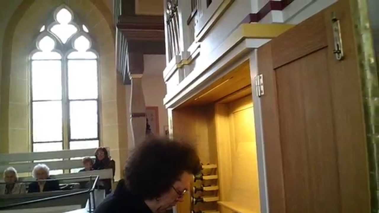Orgelimprovisation in Str&ouml;ssendorf (Germany).