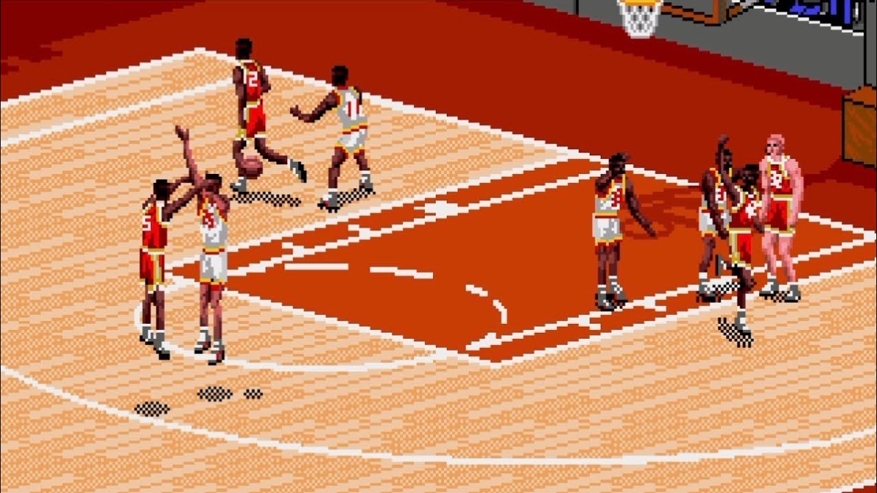 NBA CPU Game: Hawks vs. Rockets (3/20/26) | NBA Live 95 (Genesis)