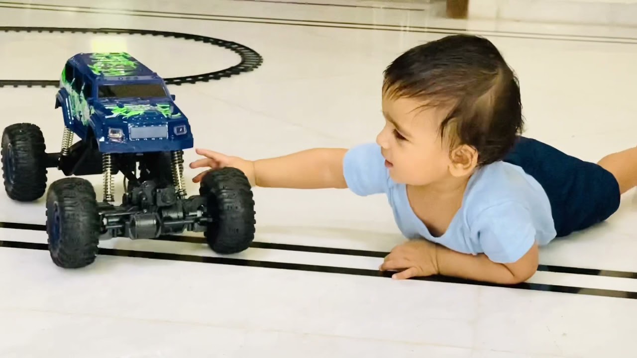 Hamleys Rw rock crawler 4WD truck (for 8 years +) but this 10months old loves to play with it