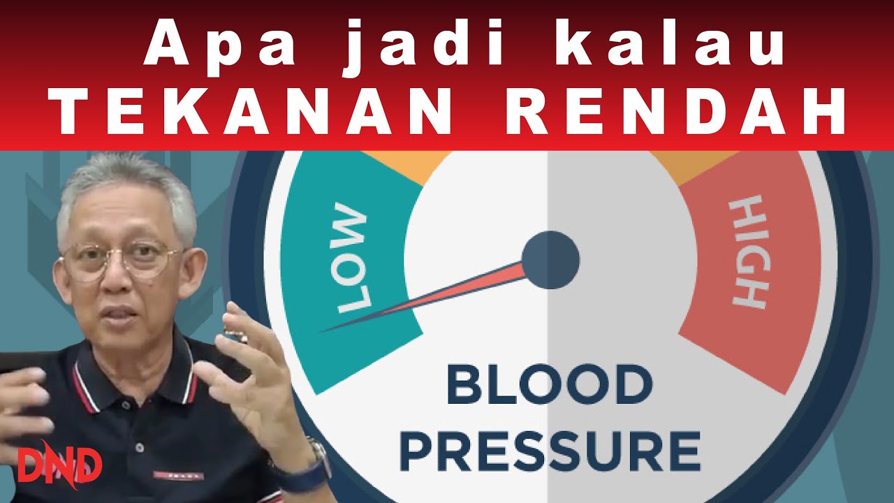 Asyik TEKANAN DARAH TINGGI je! Apa jadi kalau TEKANAN RENDAH?