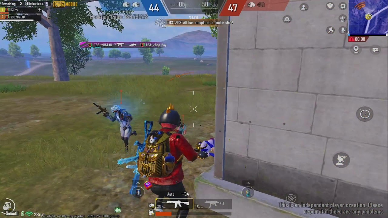 T93 team live Pubg mobile