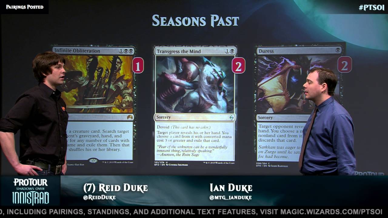 Pro Tour Shadows over Innistrad Deck Tech: Seasons Past Control with Reid Duke