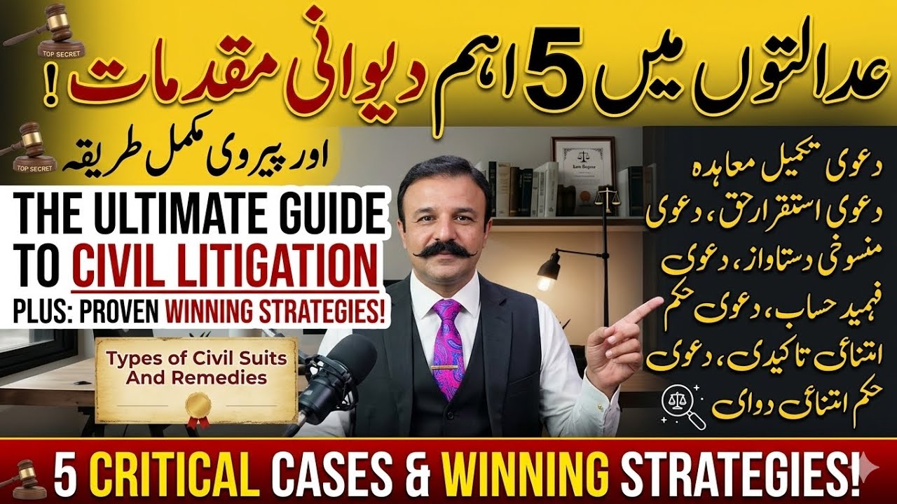 Types of Civil Suits Suit For Declaration Injunction Cancellation of Hiba Tamleek Sale And Recovery