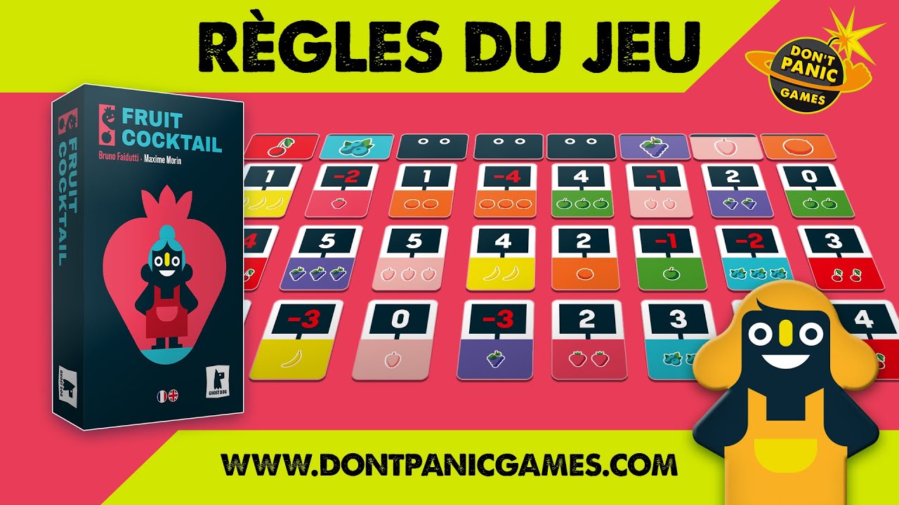 [Règles du jeu] Fruit Cocktail, le petit jus de stratégie !