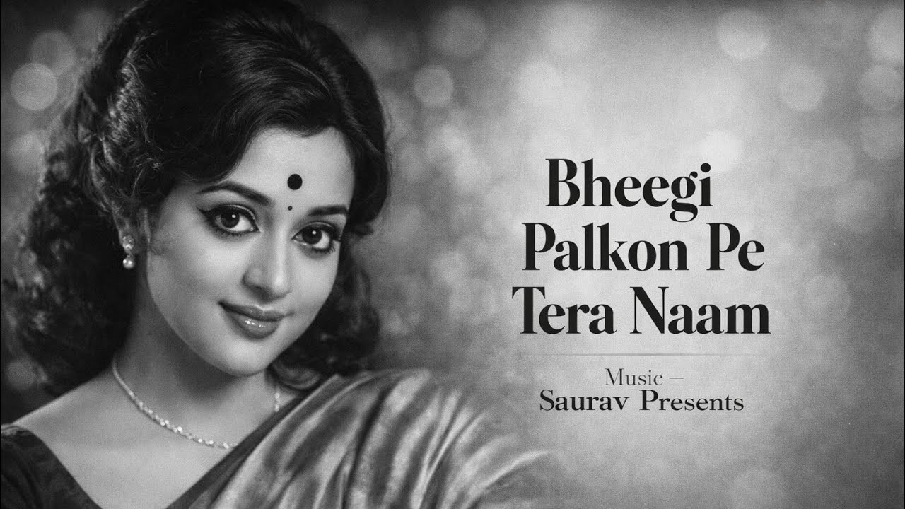 Bheegi Palkon Pe Tera Naam | 80s Sad Romantic Melodic Ballad | Saurav
