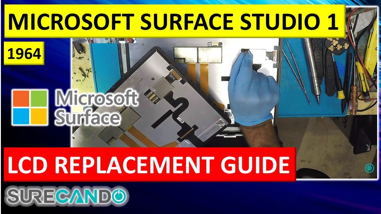 Microsoft Surface Laptop Studio 1964 Screen Replacement | Complete LCD Swap & Fix & Full Walkthrough