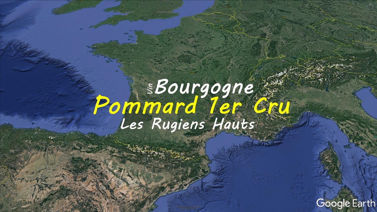 Pommard 1er Cru Les rugiens Hauts | French wine map | Wine study
