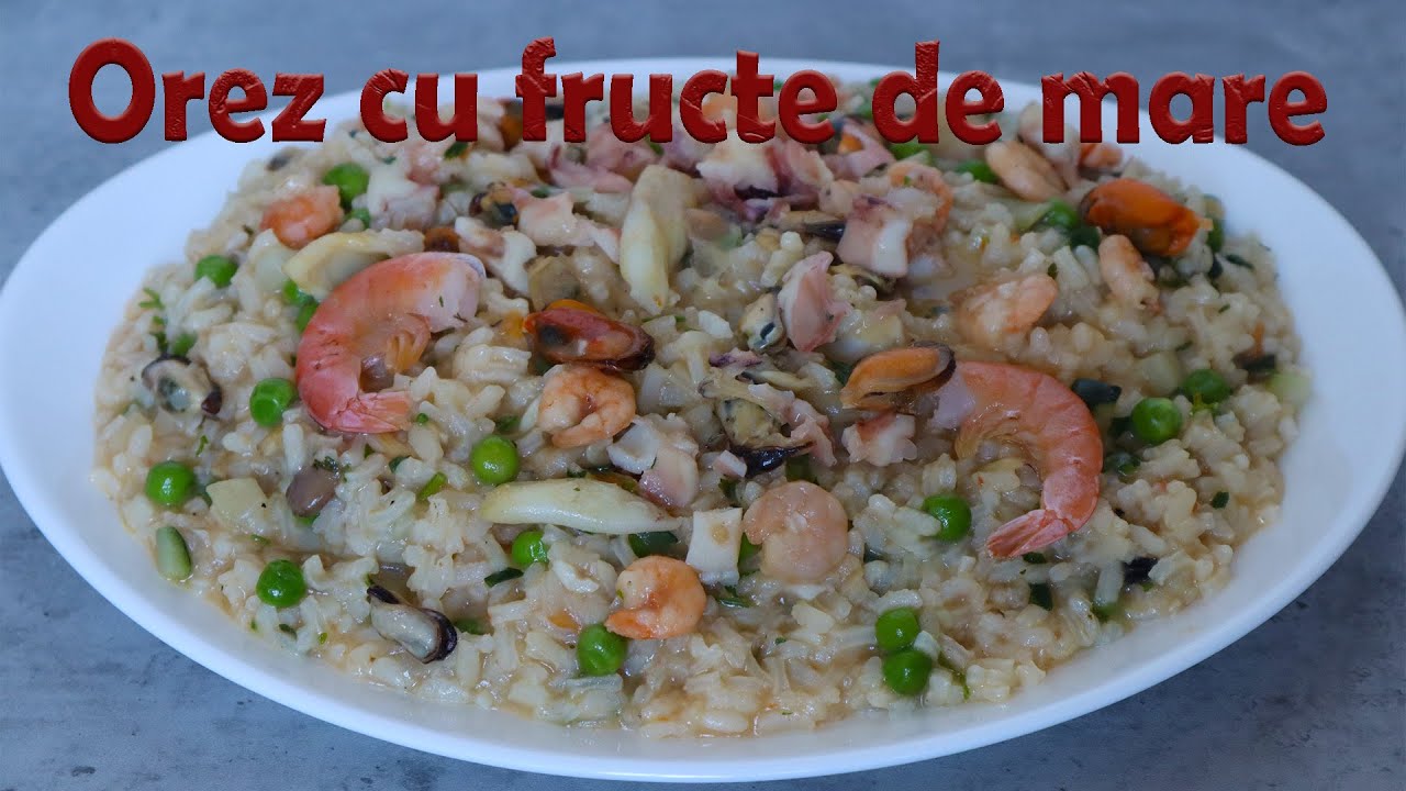Orez cu fructe de mare congelate | Maria Popescu #fructedemare