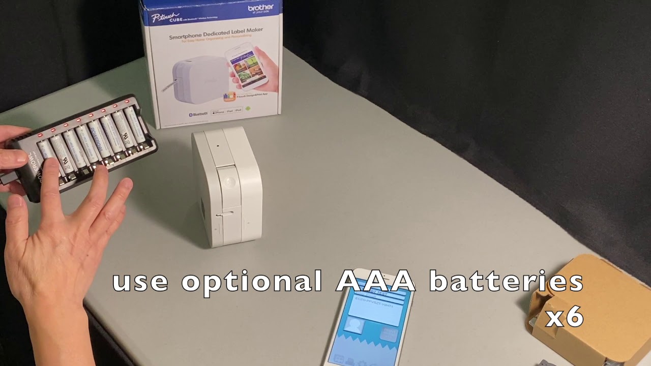 Unboxing and Printing Brother P-touch Cube