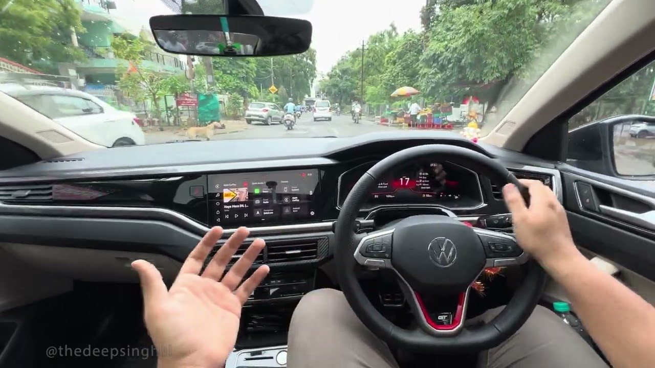 VW Virtus GT POV City Drive | Daily Commute with Insights