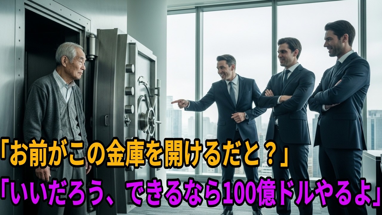「涙が止まらない…」「5分で十分です」金庫を開けられず破産寸前のアメリカ大企業――年寄りだと見下されていた社員がそう言った瞬間… [日本感動ドラマ]#動エピソード#老後の物語 #家族の物語