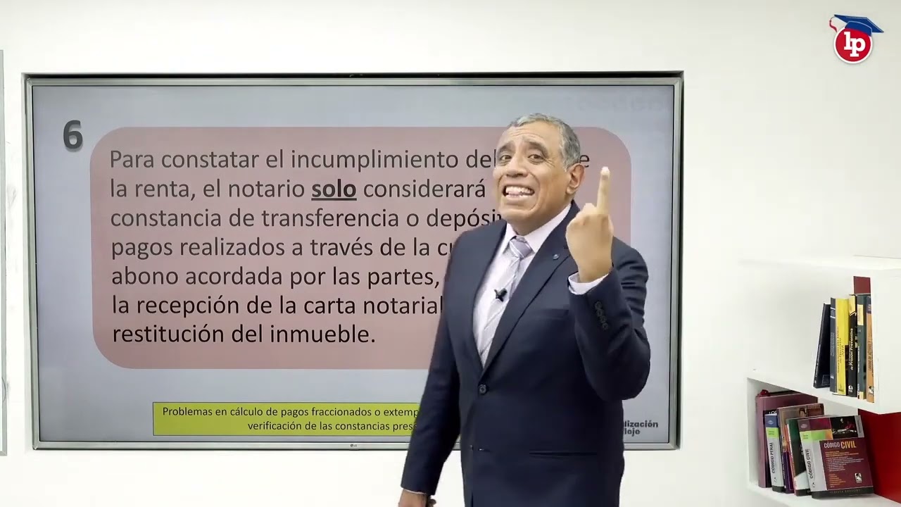 ¿En qué consiste el desalojo con intervención notarial? | Jorge Gonzales Loli