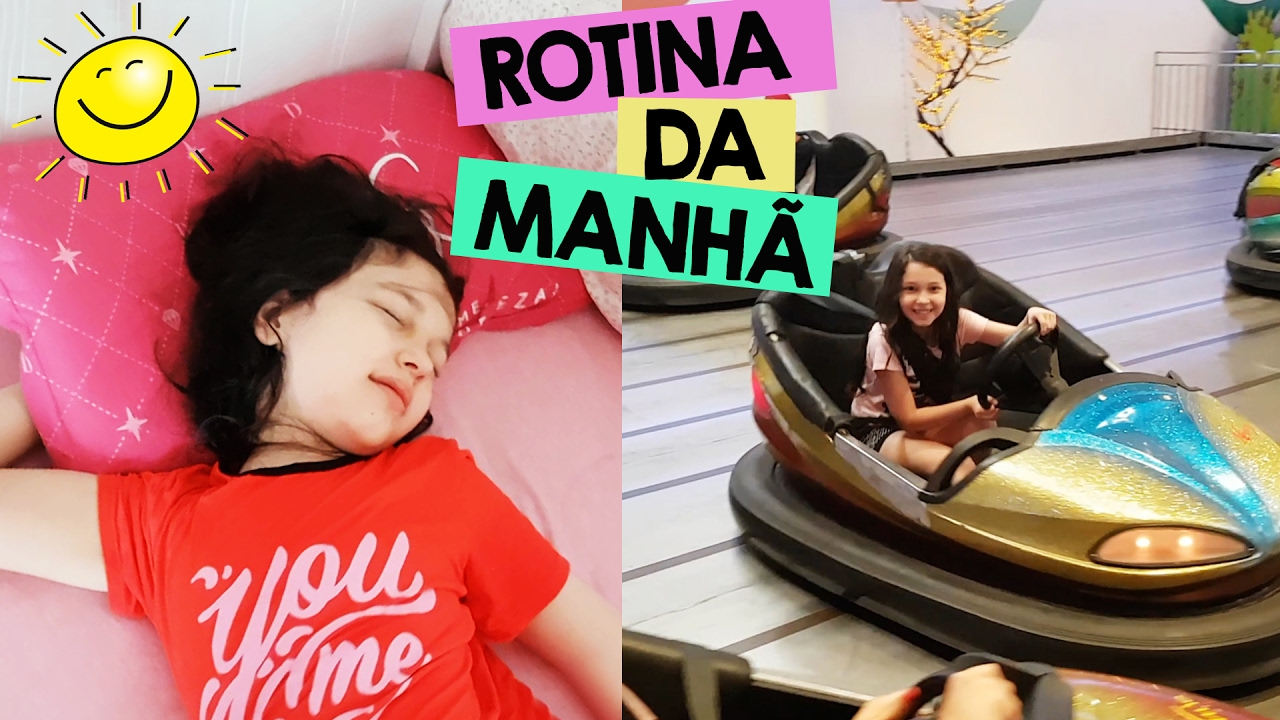 MINHA ROTINA DA MANHÃ - Diversão no Parquinho do Shopping | Luluca