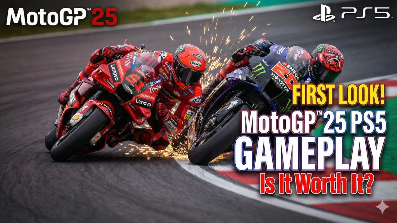MotoGP™25 PS5 Gameplay | Realistic Motorcycle Racing Simulation