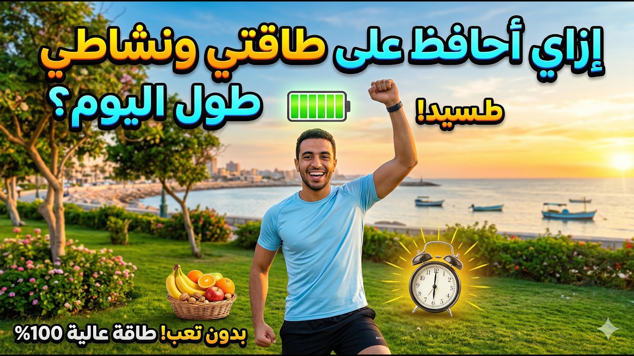 إزاي أحافظ على مستوى طاقتي ونشاطي طول اليوم؟