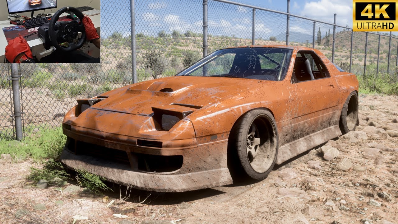 Restoration Mazda Rx7 Hoonigan Twerkstallion | Forza Horizon 5 Rebuilding | Logitech G29 Steer