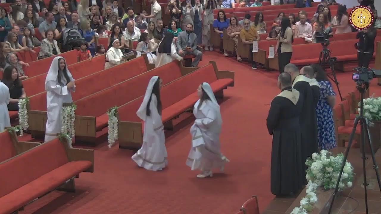 First Holy Communion Ceremony for  Holy Martyrs Chaldean Catholic Church - Group 1 (10am) مراسيم …