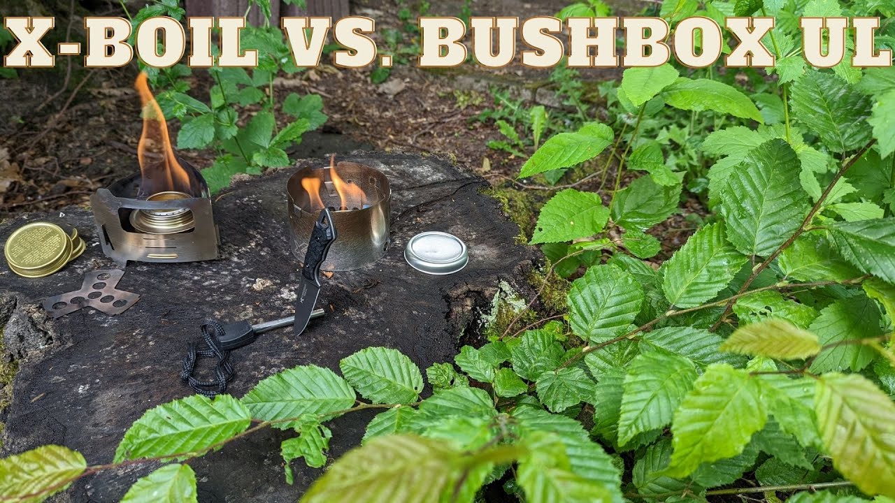 Der X-Boil vs. Bushbox UL mit Trangia.