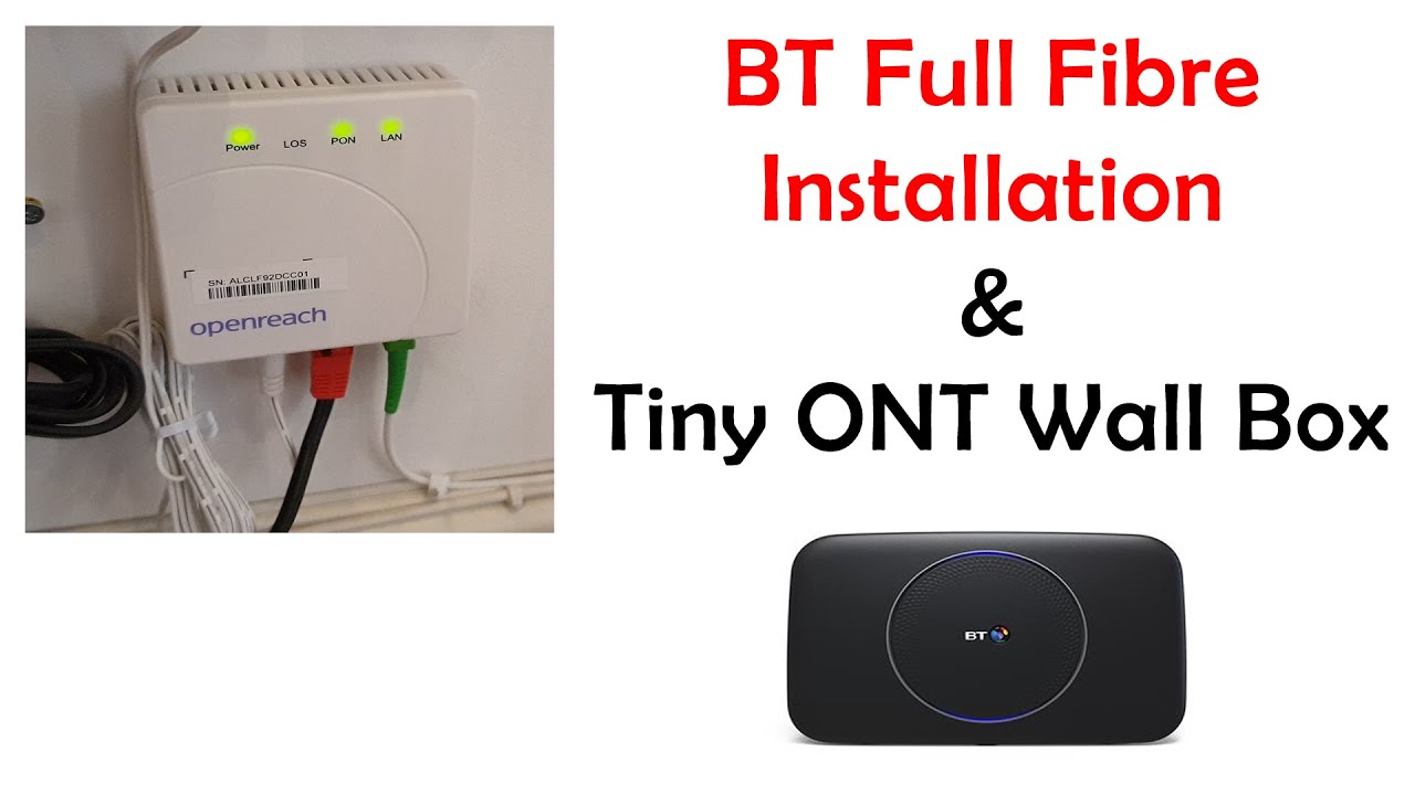 Установка BT Full Fibre &mdash; новый миниатюрный настенный ONT-бокс для FTTP