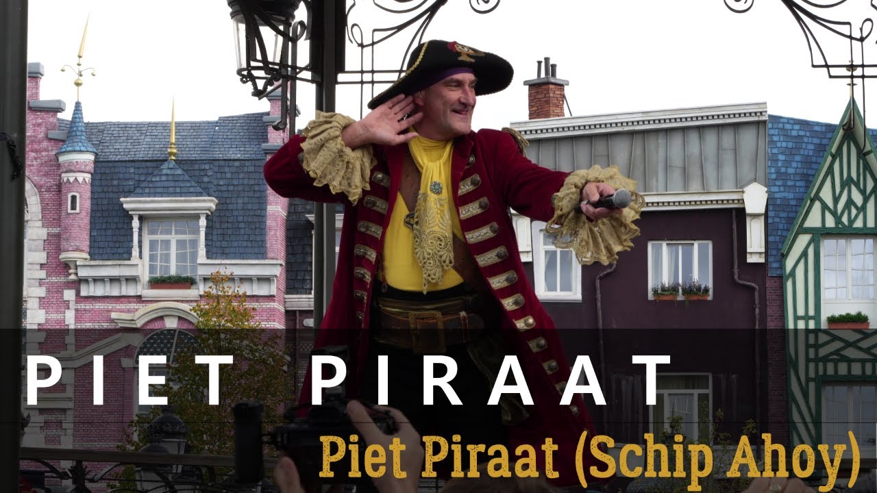Piet Piraat - Piet piraat (Schip Ahoy) @ Plopsaland De Panne (4K) LIVE optreden