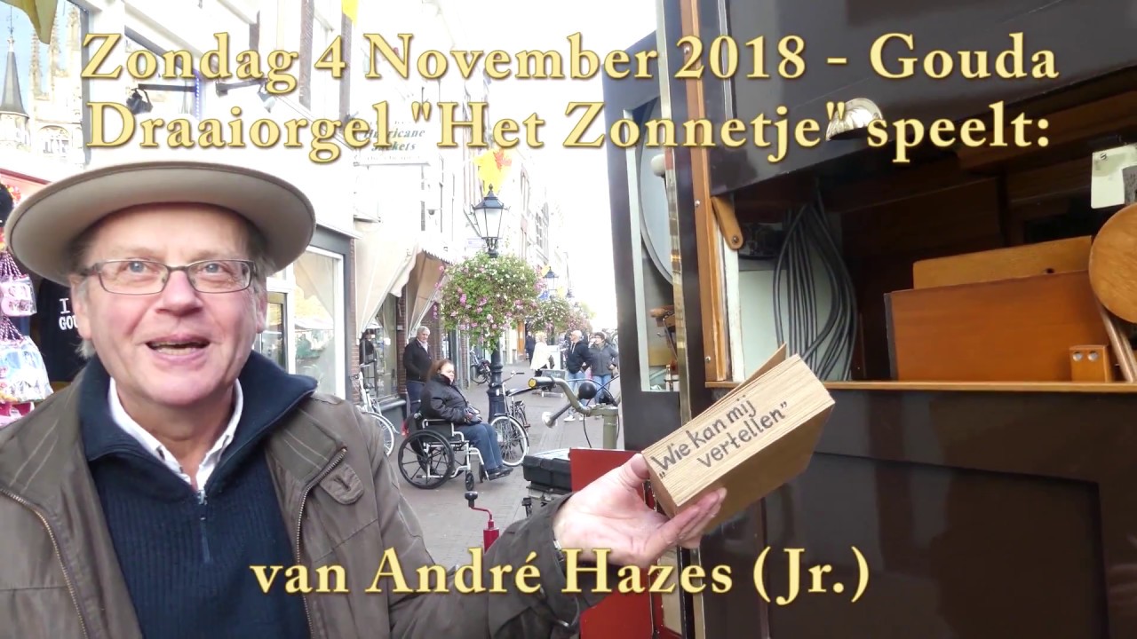 04-11-2018 Draaiorgel Het Zonnetje speelt 'Wie kan mij vertellen' Andre Hazes Jr
