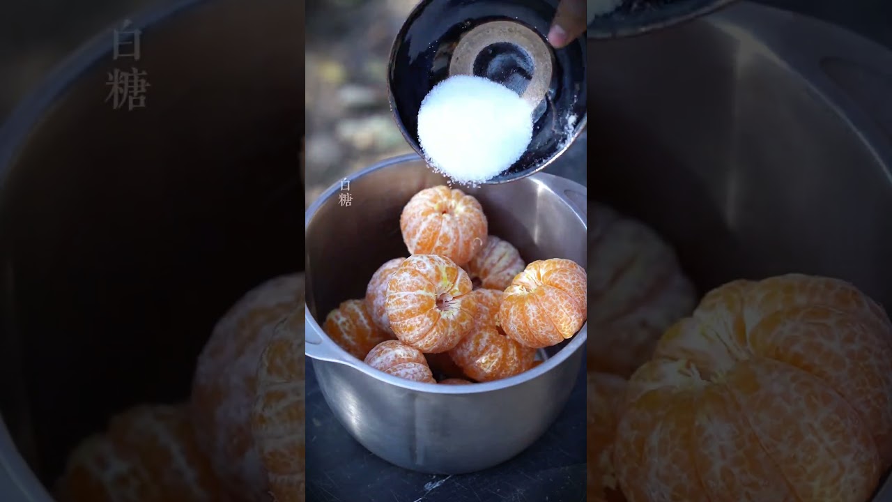 Make tangerines into soft, chewy tangerine cakes! #cooking #food #rural #recipe