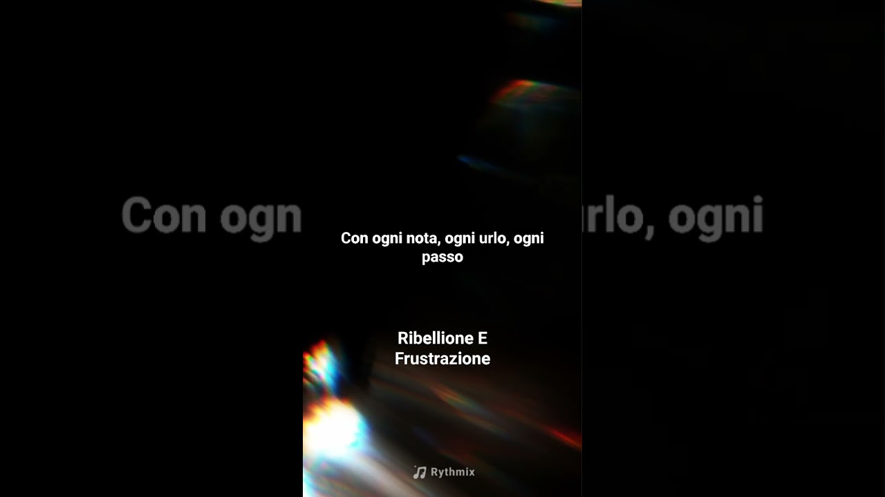 Ribellione e frustrazione (new rap)