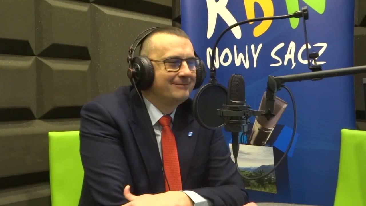 Piotr Ryba, burmistrz Krynicy-Zdroju. Słowo za słowo w RDN Nowy Sącz (08.01.2025)
