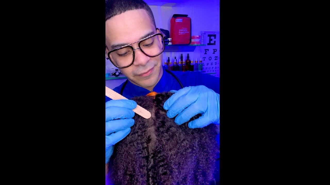 ASMR Doctor Scalp & Lice Check up Exam 