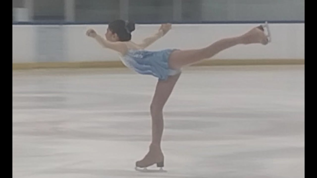 Figure skating to ABBA, Mama Mia & I have a dream (take #2)